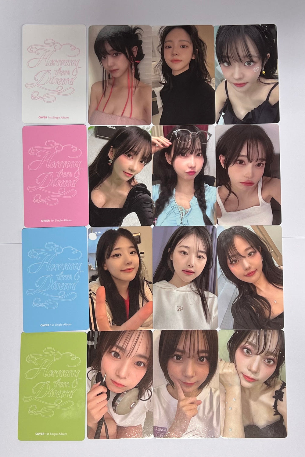 QWER "Harmony from Discord" - Official Photocard [23.10.23] - HALLYUSUPERSTORE