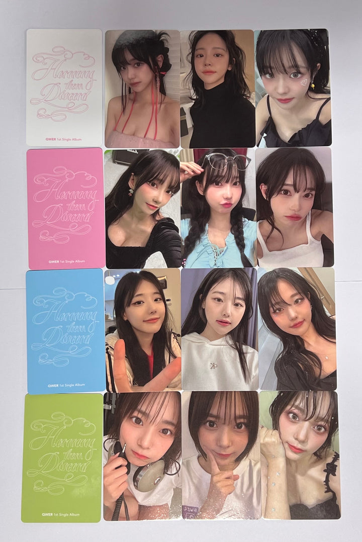 QWER "Harmony from Discord" - Official Photocard [23.10.23] - HALLYUSUPERSTORE