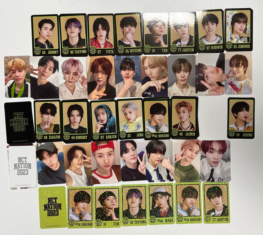 NCT - Nation 2023 Random Trading Photocard [GREEN Ver.] [23.10.23] - HALLYUSUPERSTORE