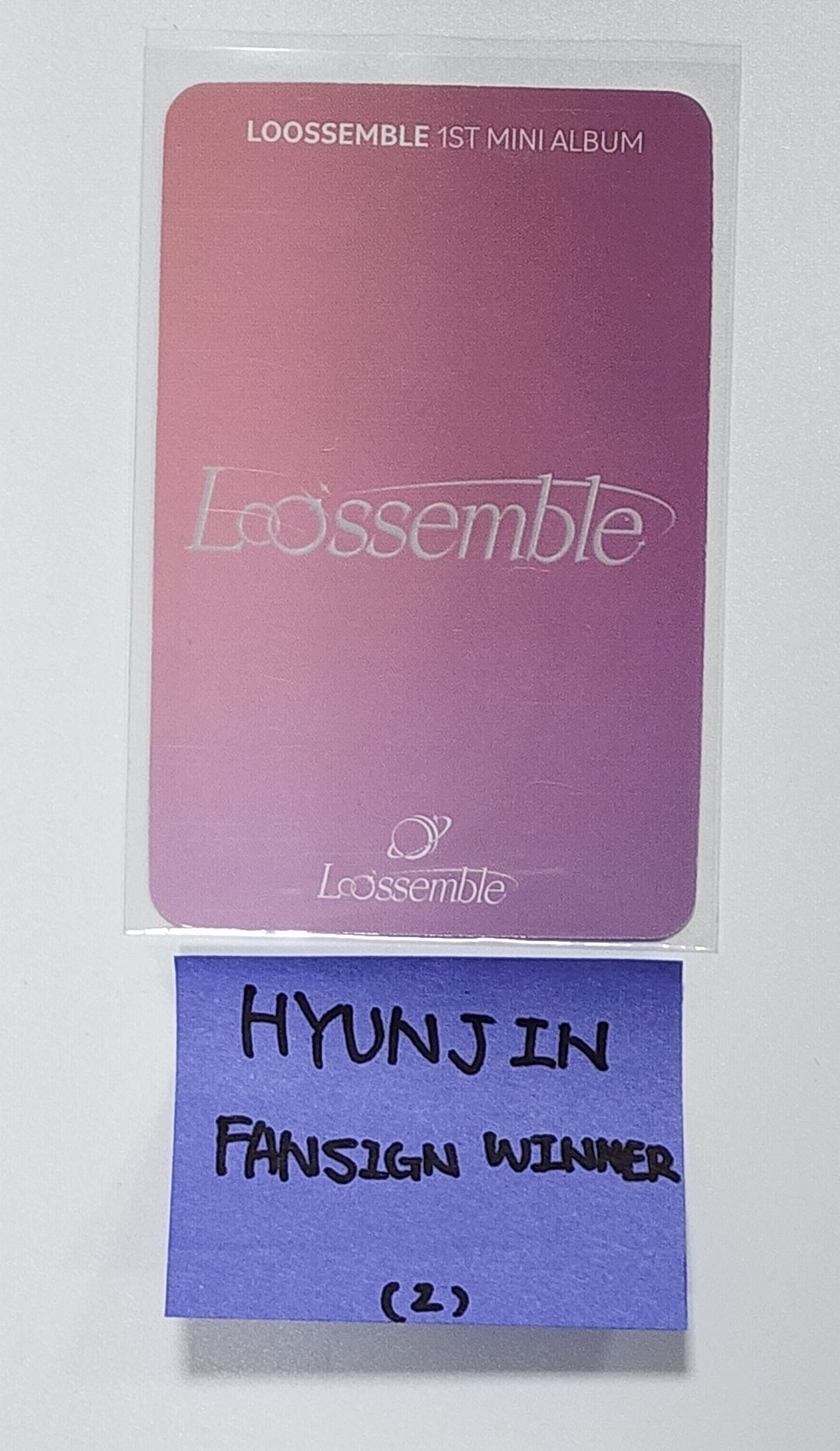 HYUNJIN (Of LOOSSEMBLE) "LOOSSEMBLE" - Fansign Event Winner Photocard [23.10.23] - HALLYUSUPERSTORE