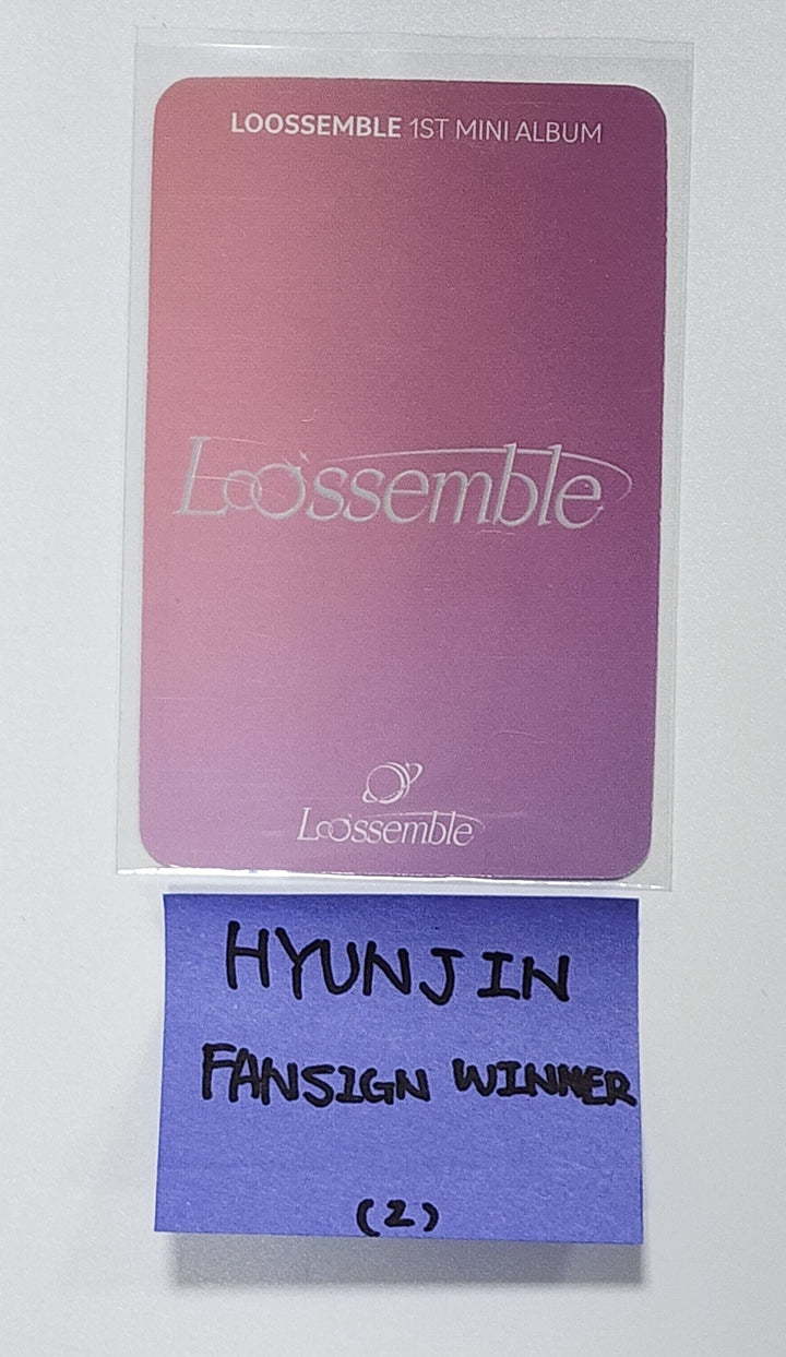 HYUNJIN (Of LOOSSEMBLE) "LOOSSEMBLE" - Fansign Event Winner Photocard [23.12.07] - HALLYUSUPERSTORE