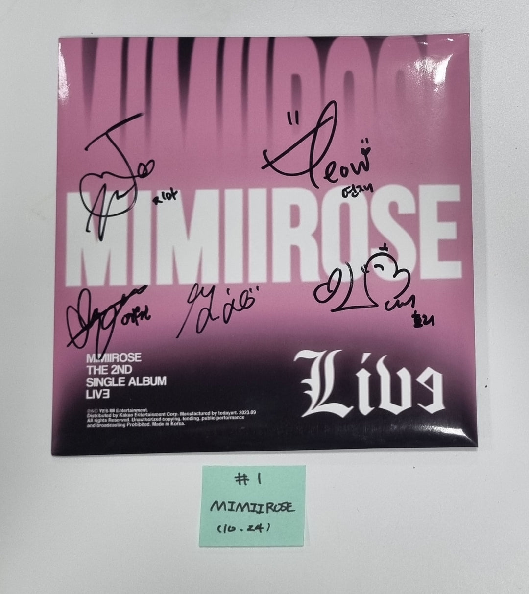 Mimiirose "AWESOME" 1st Single - Hand Autographed(Signed) Album [23.10.24] - HALLYUSUPERSTORE