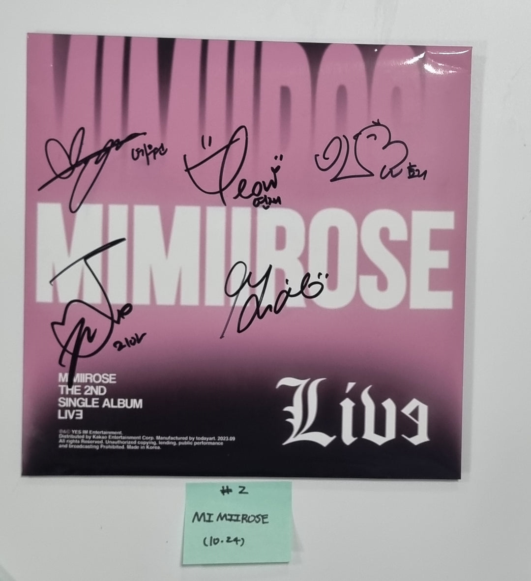 Mimiirose "AWESOME" 1st Single - Hand Autographed(Signed) Album [23.10.24] - HALLYUSUPERSTORE