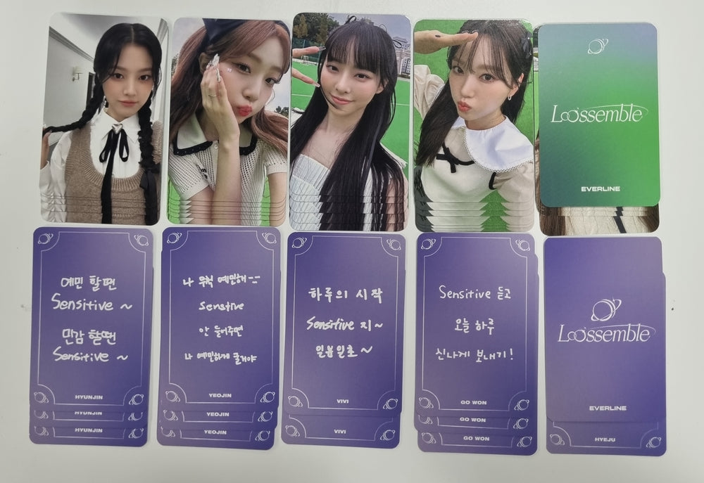 Loossemble "Loossemble" - Everline Lucky Draw Event Photocard [EVER MUSIC ALBUM Ver] [23.10.24] - HALLYUSUPERSTORE