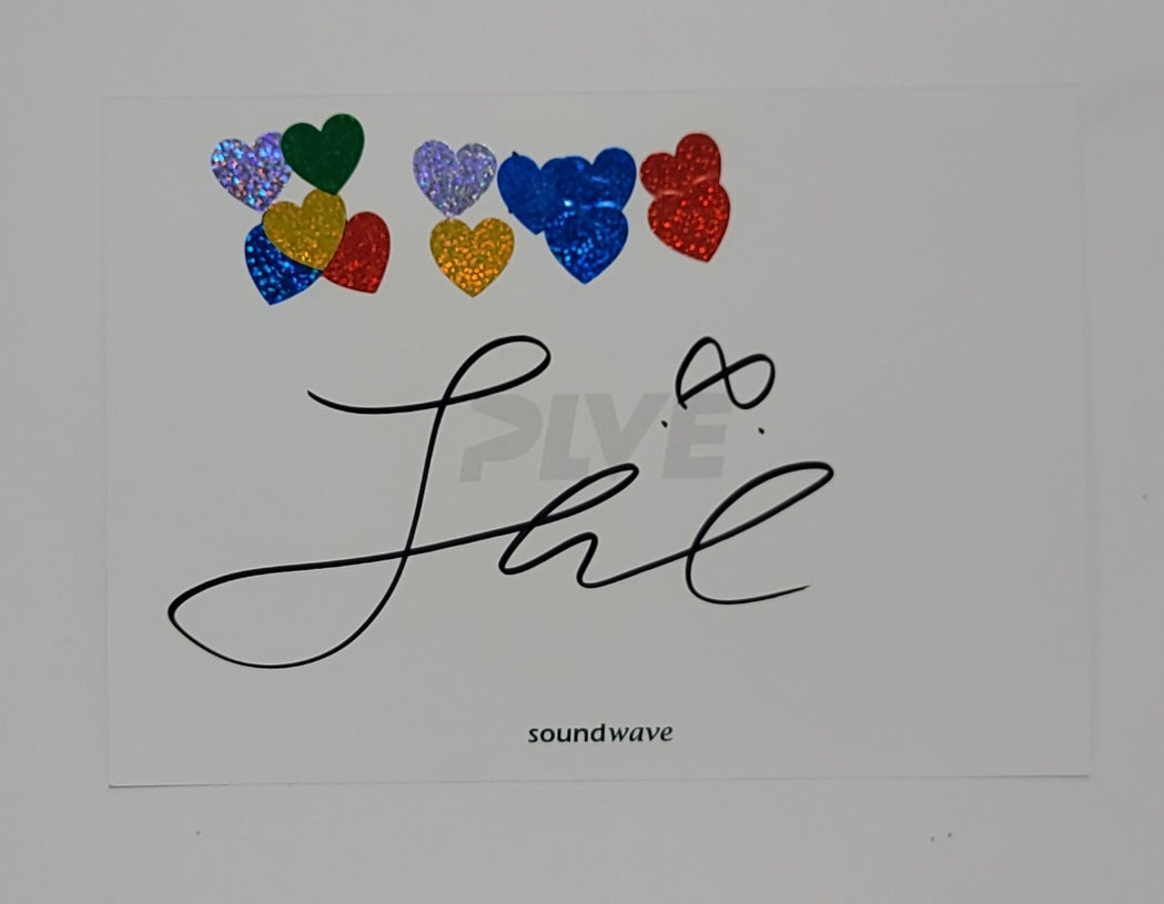 JINI "An Iron Hand In A Velvet Glove" - Hand Autographed(Signed) Paper [23.10.24] - HALLYUSUPERSTORE