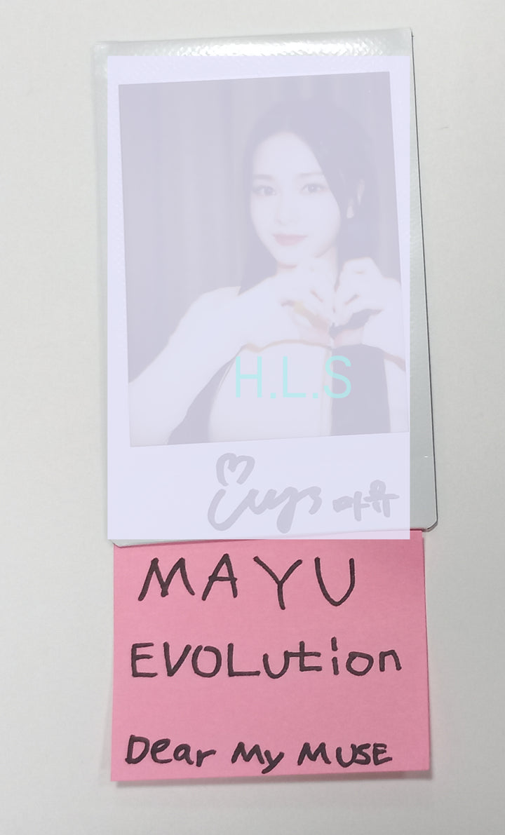 MAYU (Of TripleS) "EVOLution : Mujuk" - Hand Autographed(Signed) Polaroid [23.10.25] - HALLYUSUPERSTORE