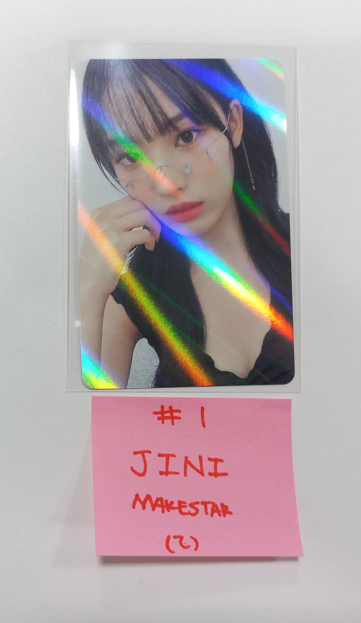 JINI "An Iron Hand In A Velvet Glove" - Makestar Fansign Event Hologram Photocard [23.10.25] - HALLYUSUPERSTORE