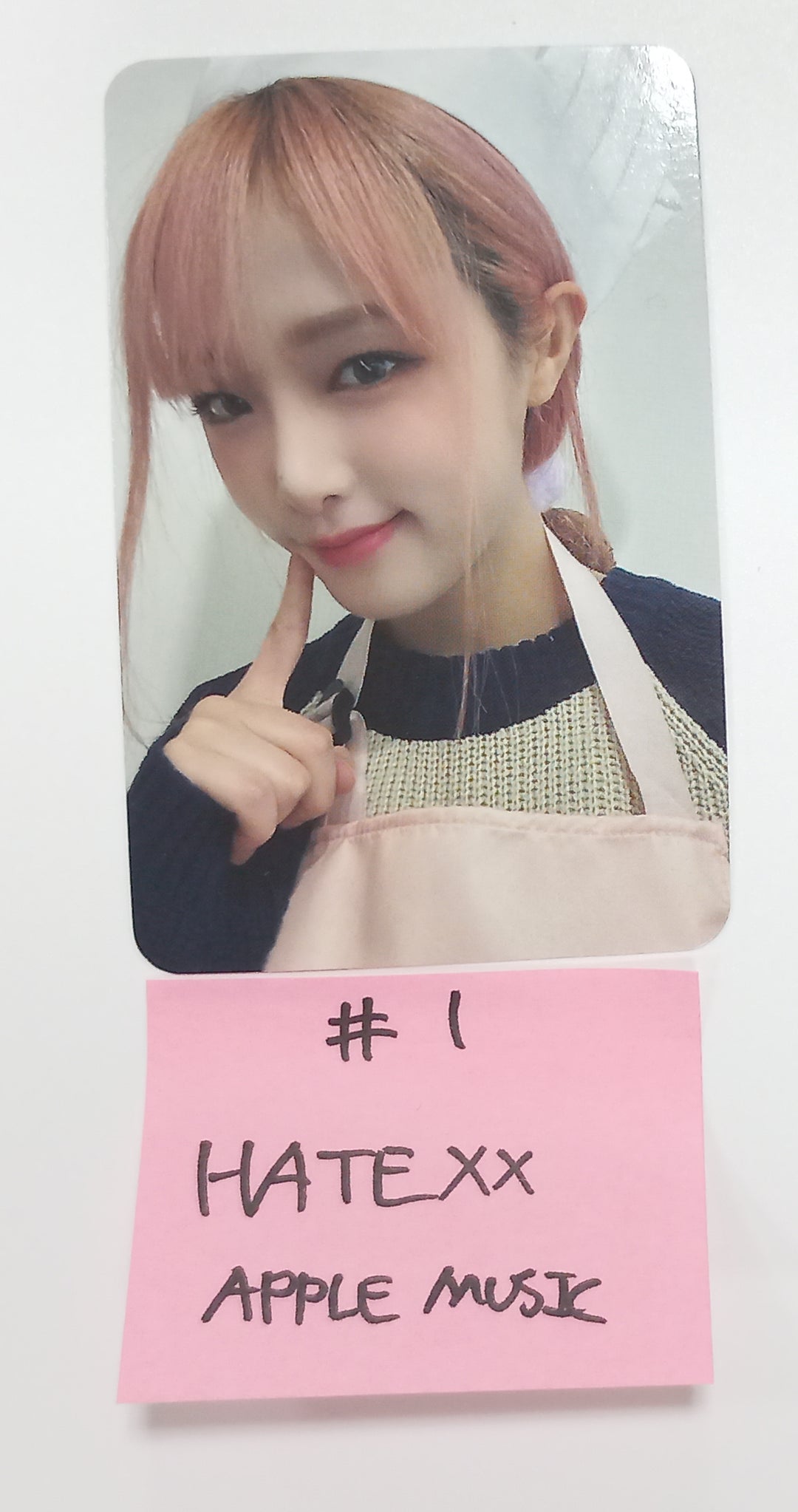 Yena "HATE XX" - Apple Music Fansign Event Photocard Round 6 [23.10.25] - HALLYUSUPERSTORE