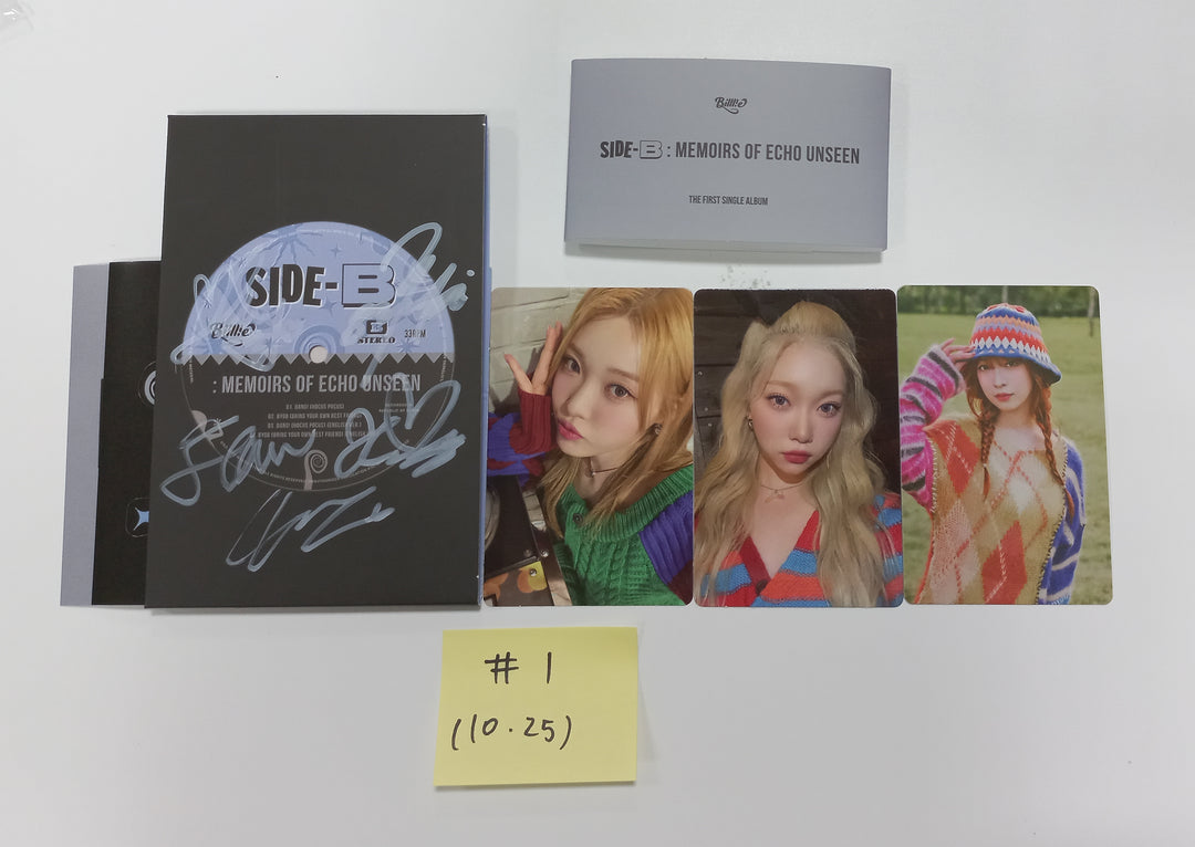 Billlie "side-B : memoirs of echo unseen" - Hand Autographed(Signed) Promo Album [Poca Ver.] [23.10.25] - HALLYUSUPERSTORE