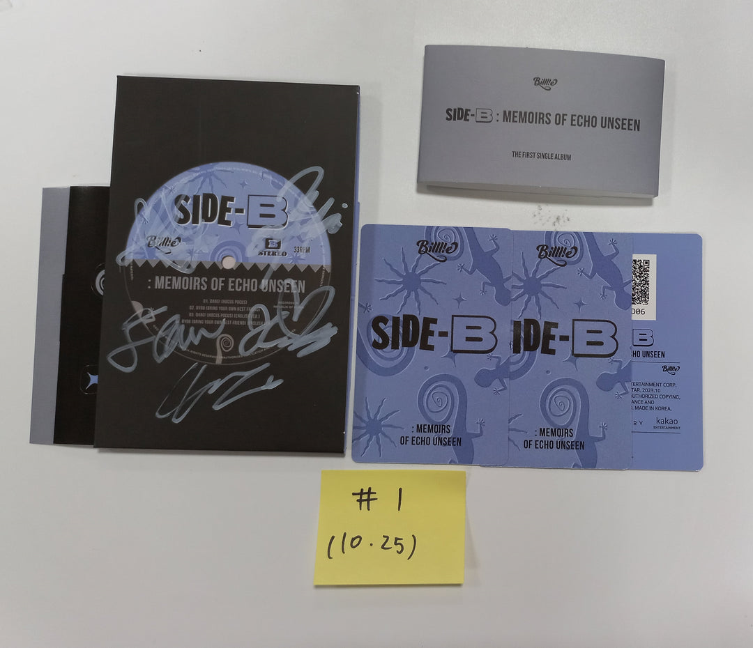 Billlie "side-B : memoirs of echo unseen" - Hand Autographed(Signed) Promo Album [Poca Ver.] [23.10.25] - HALLYUSUPERSTORE