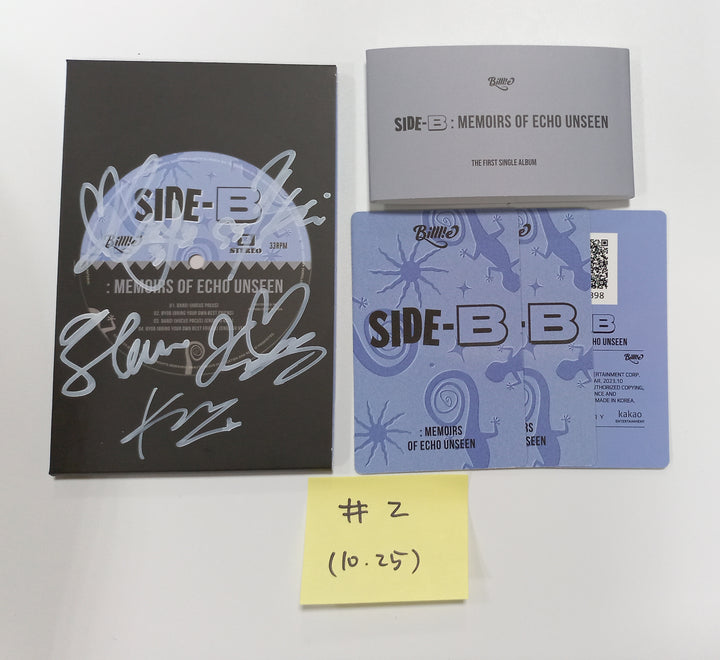 Billlie "side-B : memoirs of echo unseen" - Hand Autographed(Signed) Promo Album [Poca Ver.] [23.10.25] - HALLYUSUPERSTORE