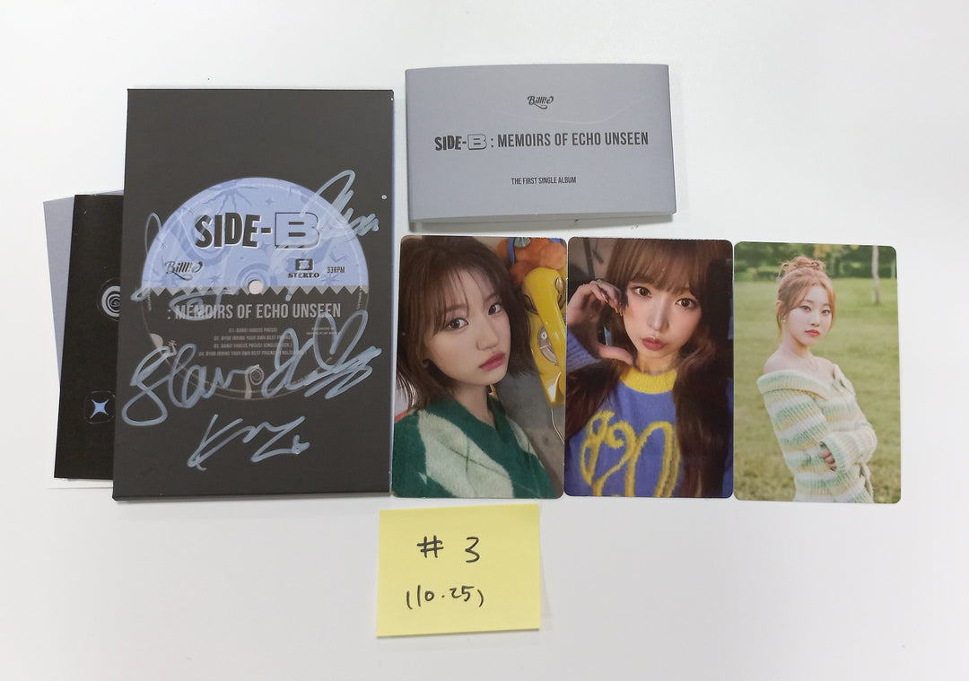 Billlie "side-B : memoirs of echo unseen" - Hand Autographed(Signed) Promo Album [Poca Ver.] [23.10.25] - HALLYUSUPERSTORE