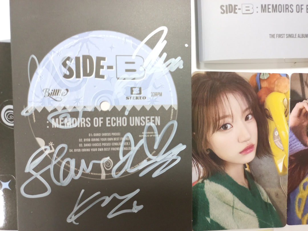 Billlie "side-B : memoirs of echo unseen" - Hand Autographed(Signed) Promo Album [Poca Ver.] [23.10.25] - HALLYUSUPERSTORE