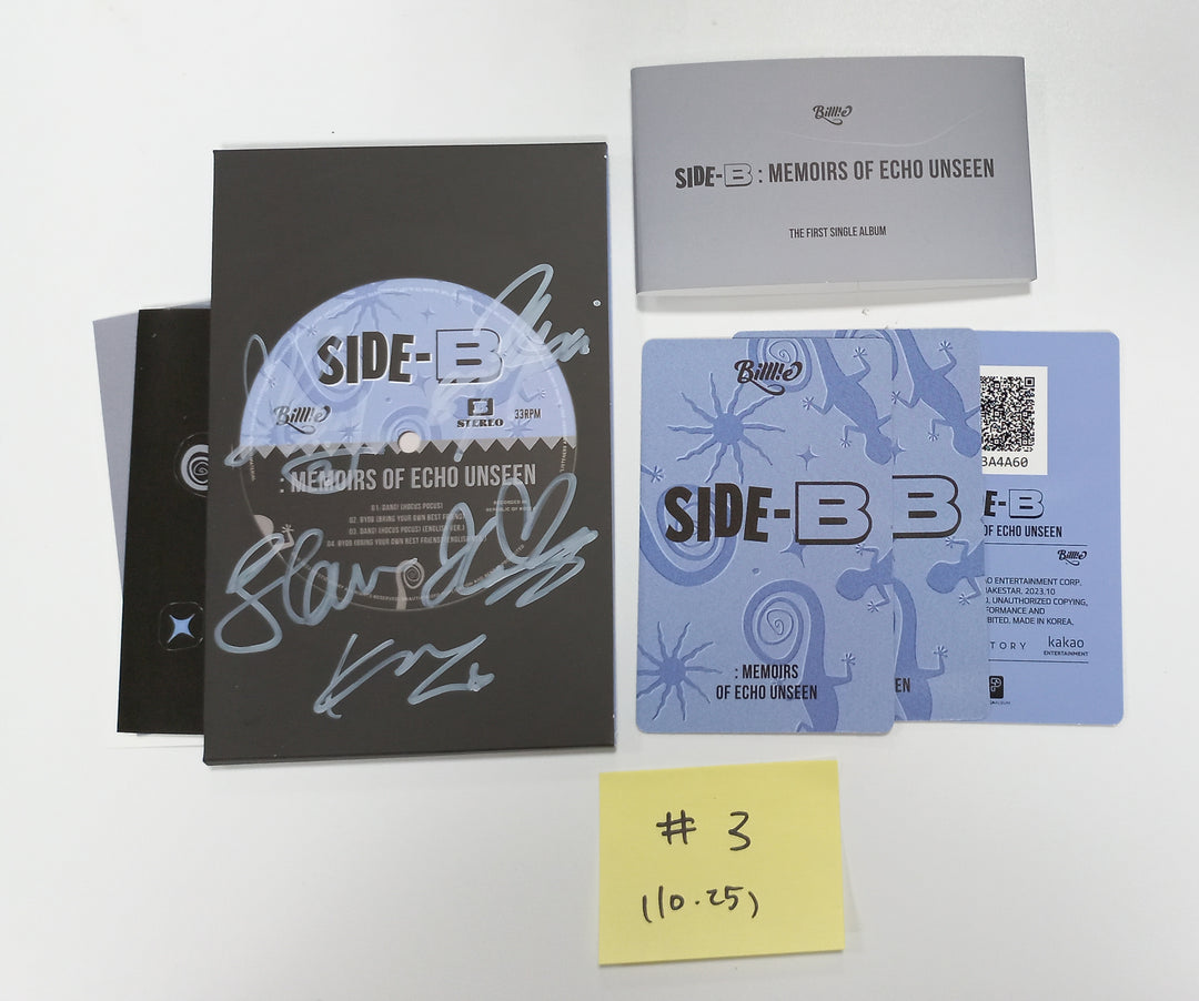 Billlie "side-B : memoirs of echo unseen" - Hand Autographed(Signed) Promo Album [Poca Ver.] [23.10.25] - HALLYUSUPERSTORE