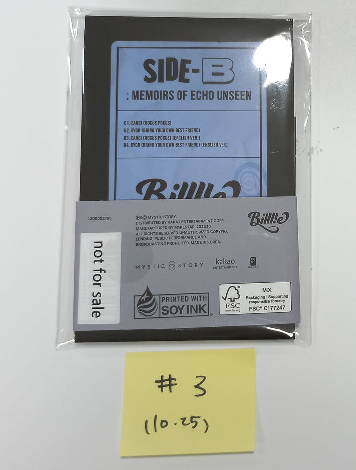 Billlie "side-B : memoirs of echo unseen" - Hand Autographed(Signed) Promo Album [Poca Ver.] [23.10.25] - HALLYUSUPERSTORE