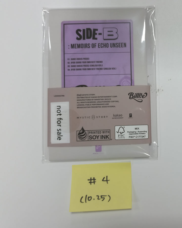 Billlie "side-B : memoirs of echo unseen" - Hand Autographed(Signed) Promo Album [Poca Ver.] [23.10.25] - HALLYUSUPERSTORE