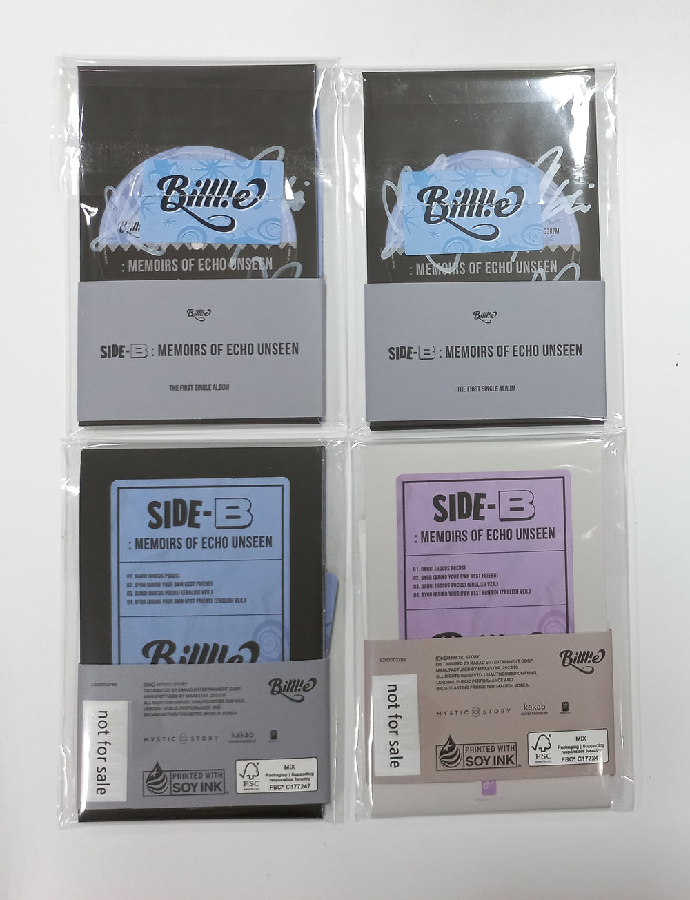 Billlie "side-B : memoirs of echo unseen" - Hand Autographed(Signed) Promo Album [Poca Ver.] [23.10.25] - HALLYUSUPERSTORE