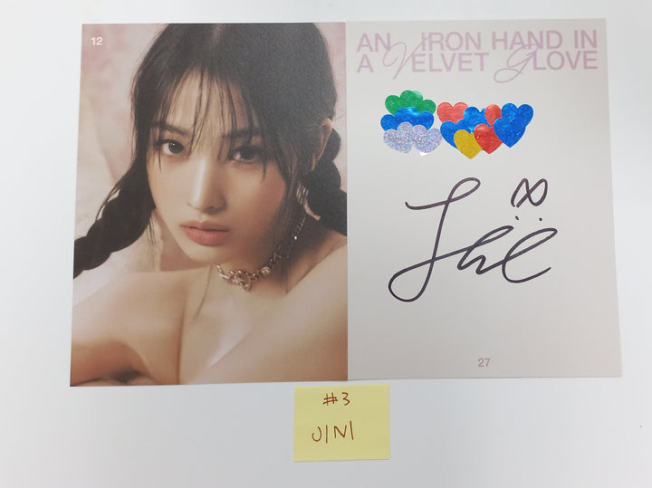ELZ7UP, JINI, MIMIIROSE - A Cut Page From Fansign Event Album [23.10.25] - HALLYUSUPERSTORE