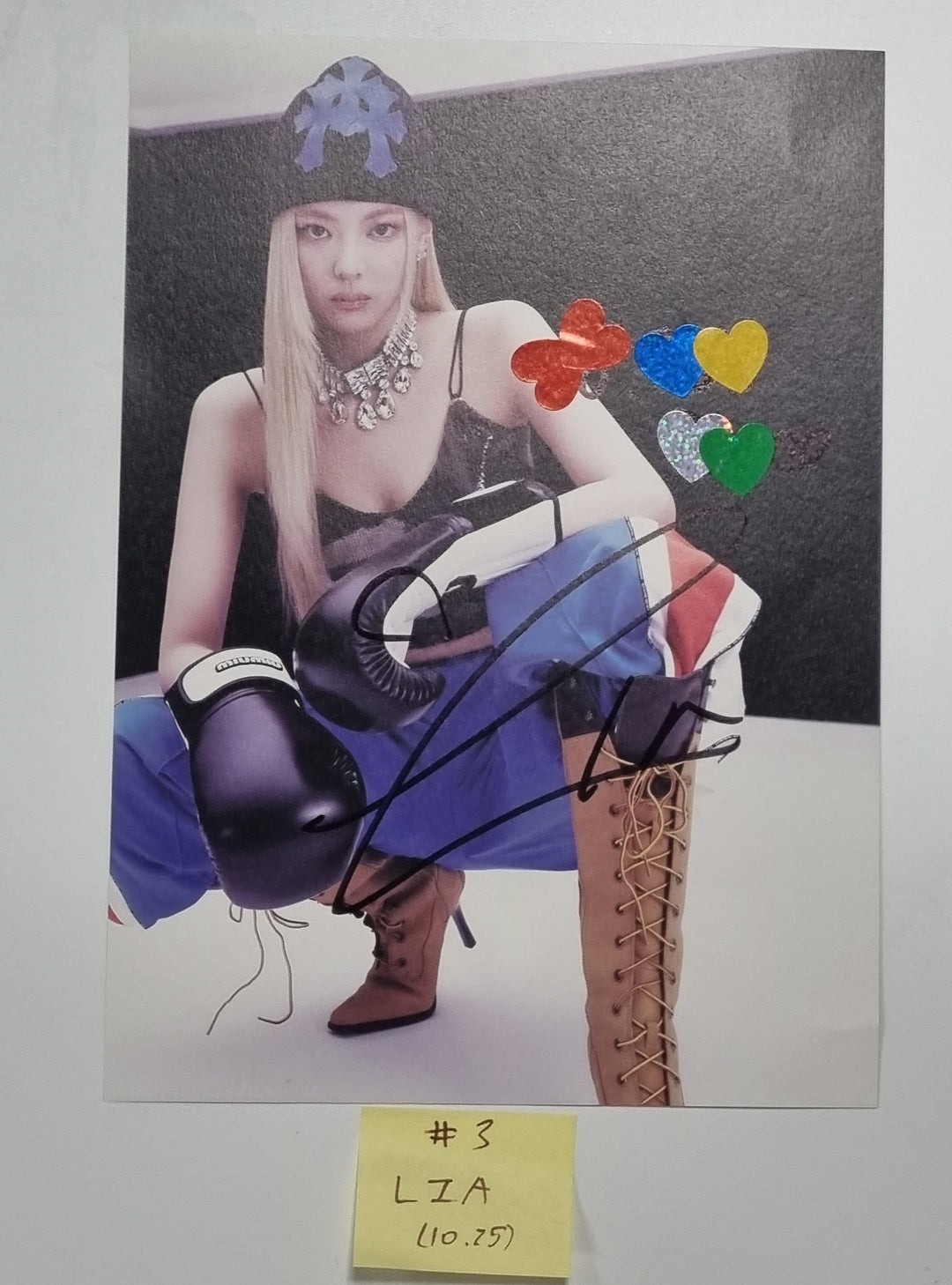 ITZY "KILL MY DOUBT" - A Cut Page From Fansign Event Album [23.10.25] - HALLYUSUPERSTORE