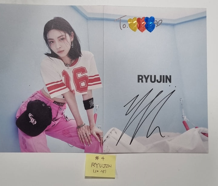 ITZY "KILL MY DOUBT" - A Cut Page From Fansign Event Album [23.10.25] - HALLYUSUPERSTORE