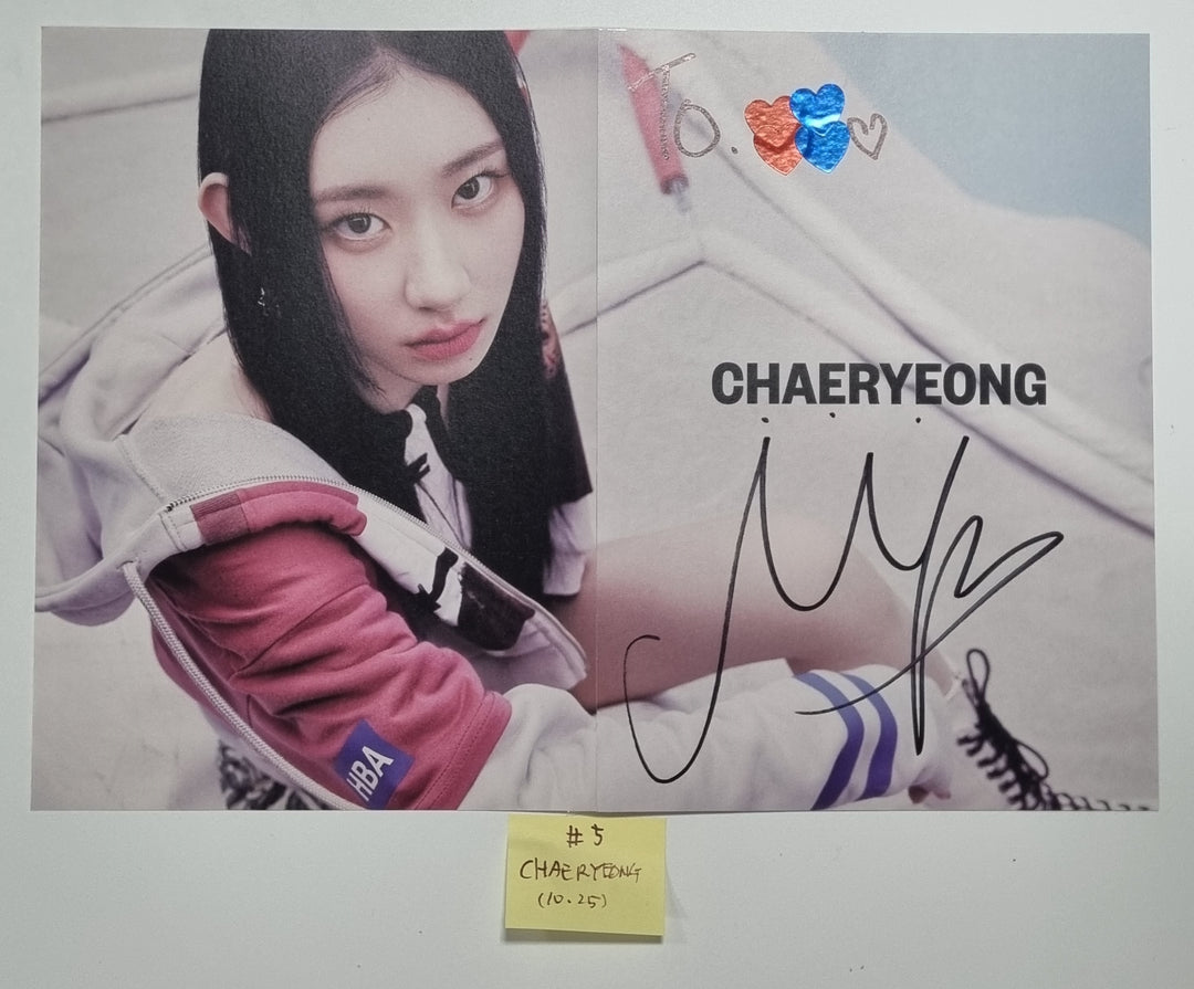 ITZY "KILL MY DOUBT" - A Cut Page From Fansign Event Album [23.10.25] - HALLYUSUPERSTORE