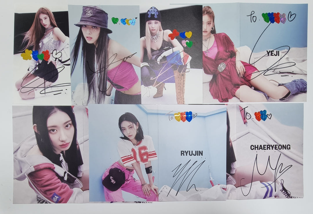 ITZY "KILL MY DOUBT" - A Cut Page From Fansign Event Album [23.10.25] - HALLYUSUPERSTORE