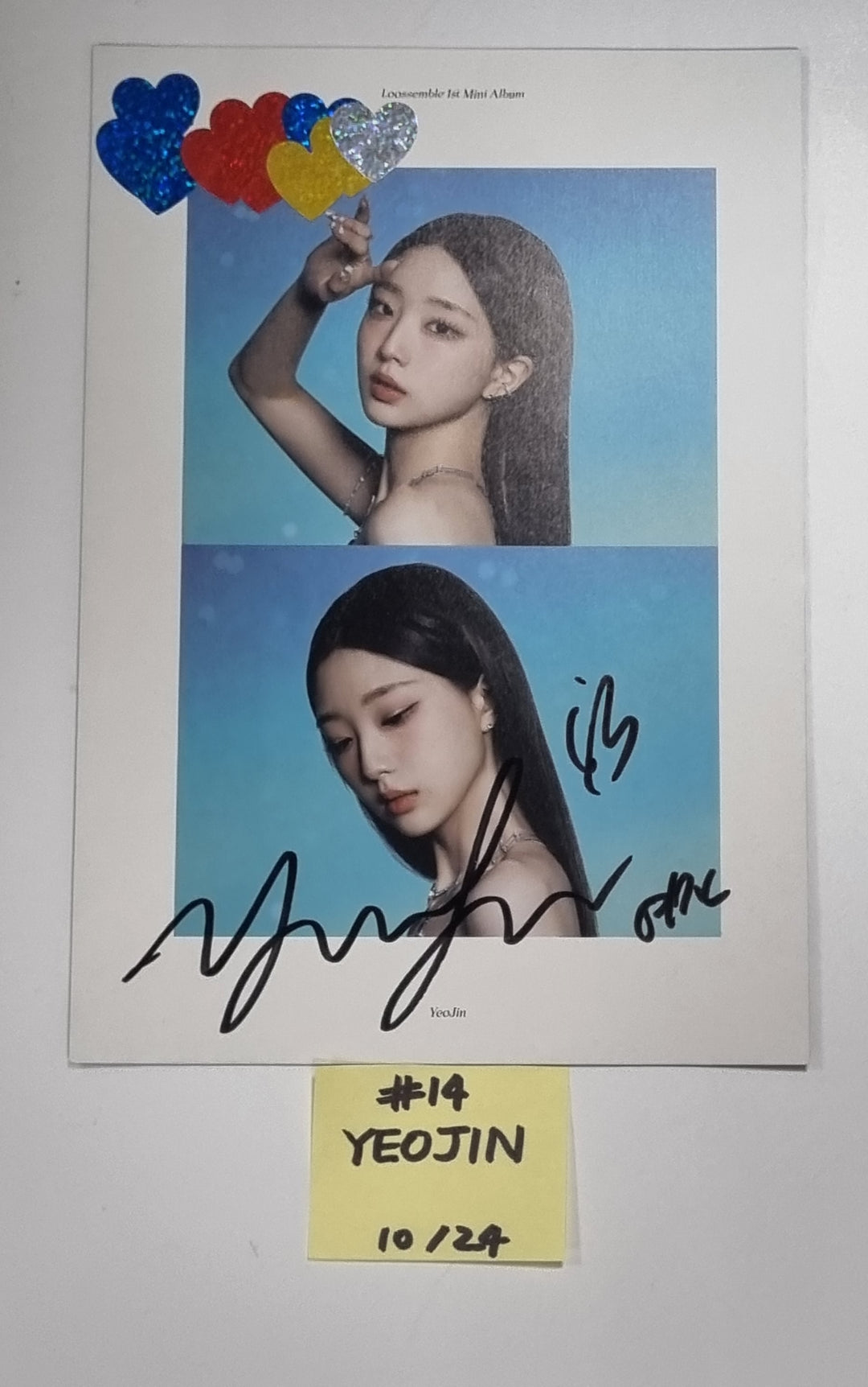 Loossemble "Loossemble" - A Cut Page From Fansign Event Album [23.10.25] - HALLYUSUPERSTORE