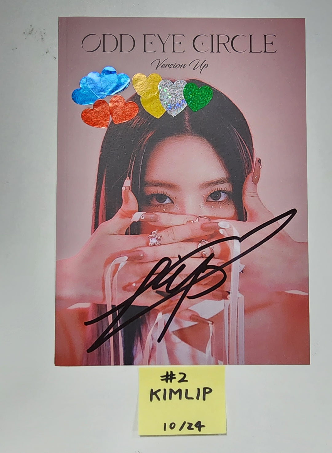 ODD EYE CIRCLE "Version Up" - A Cut Page From Fansign Event Album [23.10.25] - HALLYUSUPERSTORE