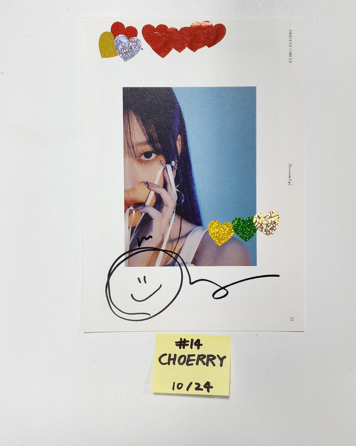 ODD EYE CIRCLE "Version Up" - A Cut Page From Fansign Event Album [23.10.25] - HALLYUSUPERSTORE
