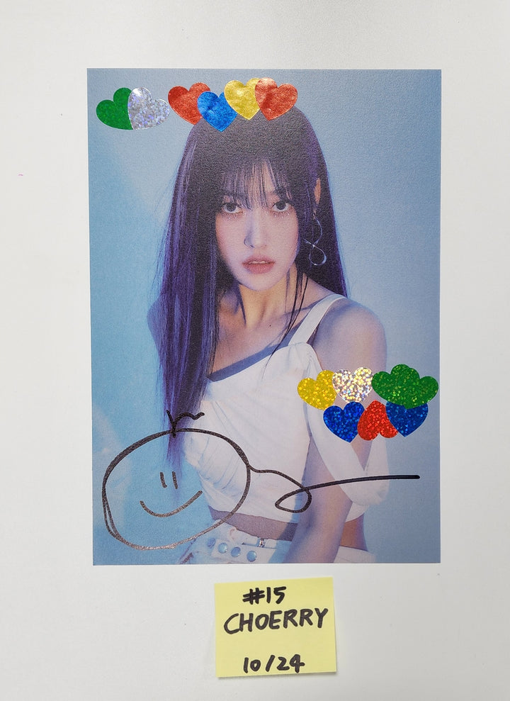 ODD EYE CIRCLE "Version Up" - A Cut Page From Fansign Event Album [23.10.25] - HALLYUSUPERSTORE