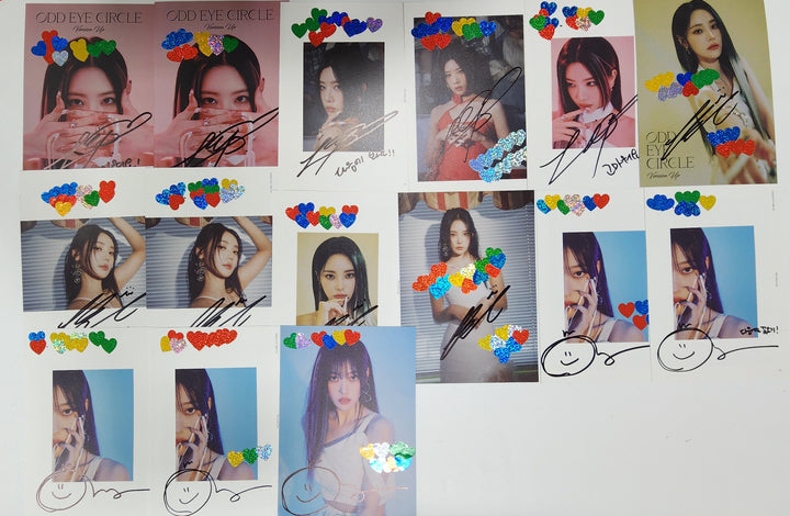 ODD EYE CIRCLE "Version Up" - A Cut Page From Fansign Event Album [23.10.25] - HALLYUSUPERSTORE