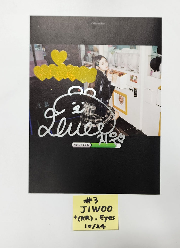 +(KR)ystal Eyes "AESTHETIC" - A Cut Page From Fansign Event Album [23.10.25] - HALLYUSUPERSTORE