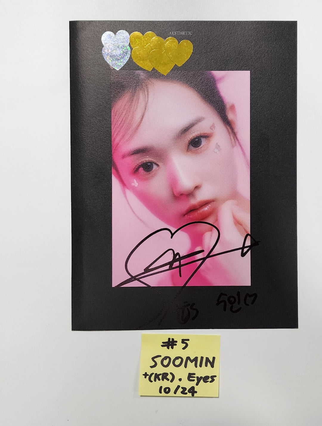 +(KR)ystal Eyes "AESTHETIC" - A Cut Page From Fansign Event Album [23.10.25] - HALLYUSUPERSTORE