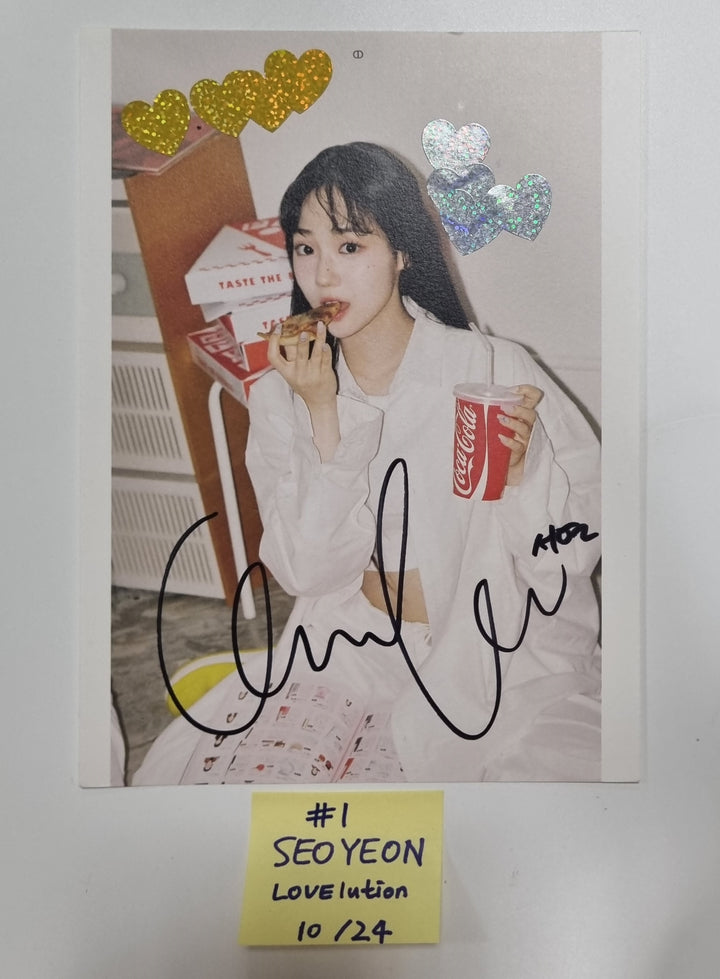 TripleS "LOVElution : MUHAN" - A Cut Page From Fansign Event Album [23.10.25] - HALLYUSUPERSTORE