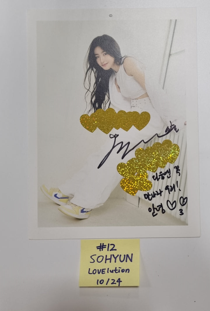 TripleS "LOVElution : MUHAN" - A Cut Page From Fansign Event Album [23.10.25] - HALLYUSUPERSTORE