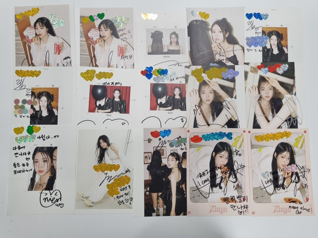 TripleS "LOVElution : MUHAN" - A Cut Page From Fansign Event Album [23.10.25] - HALLYUSUPERSTORE