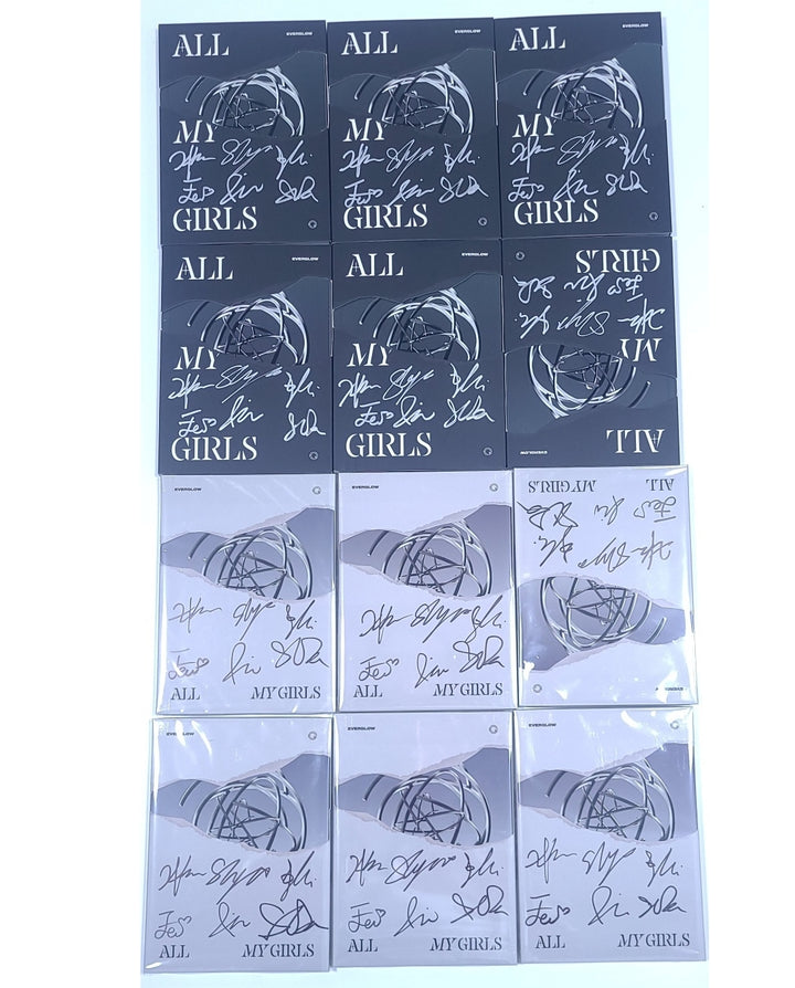 Everglow "ALL MY GIRLS" - Hand Autographed(Signed) Album -Must Read ! [23.10.26] - HALLYUSUPERSTORE