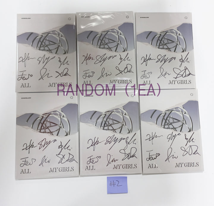 Everglow "ALL MY GIRLS" - Hand Autographed(Signed) Album -Must Read ! [23.10.26] - HALLYUSUPERSTORE