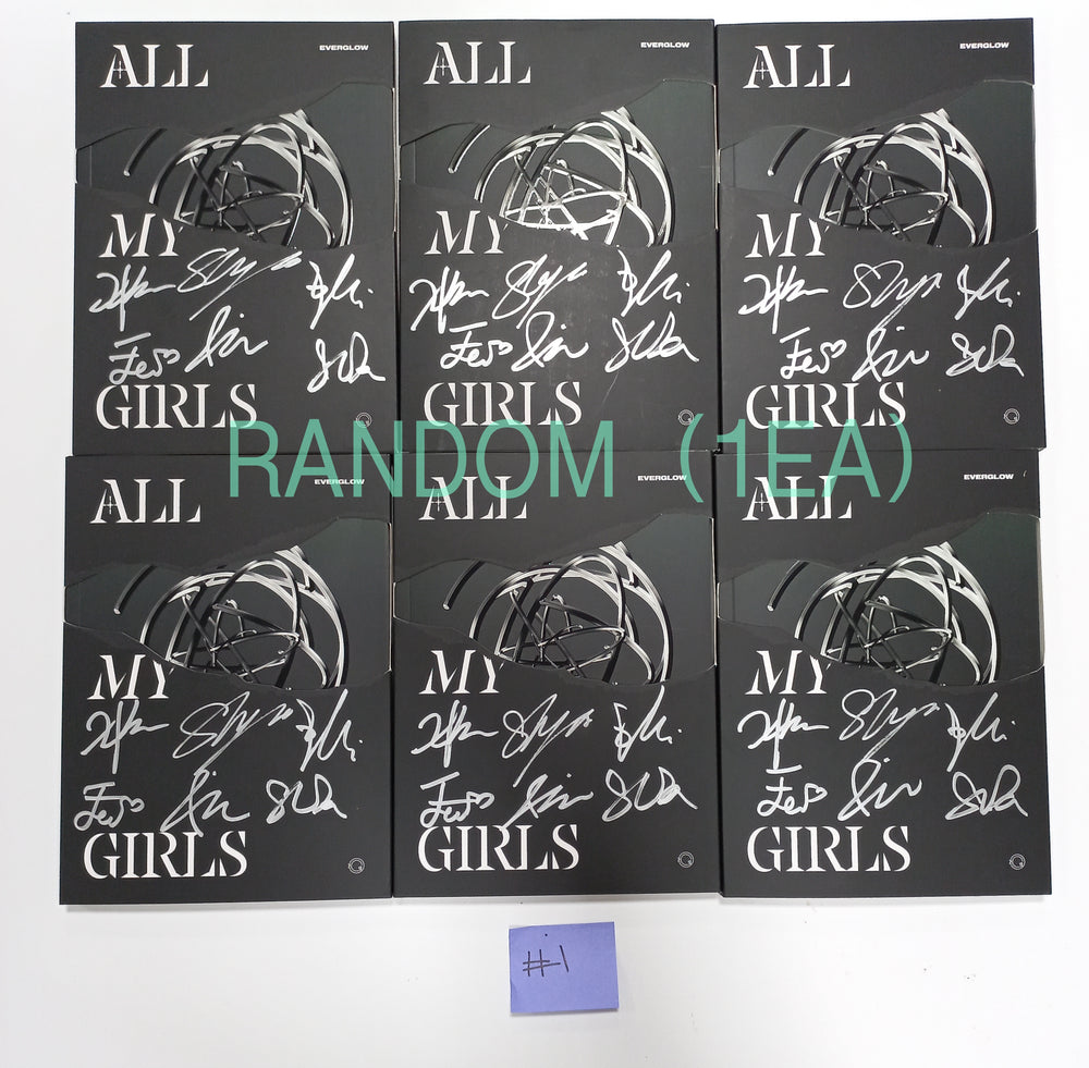 Everglow "ALL MY GIRLS" - Hand Autographed(Signed) Album -Must Read ! [23.10.26] - HALLYUSUPERSTORE