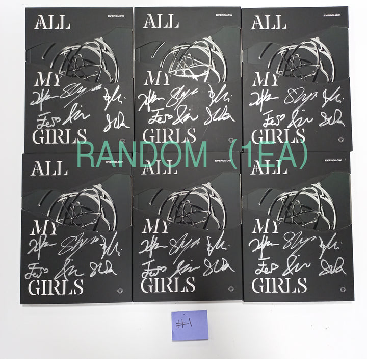 Everglow "ALL MY GIRLS" - Hand Autographed(Signed) Album -Must Read ! [23.10.26] - HALLYUSUPERSTORE