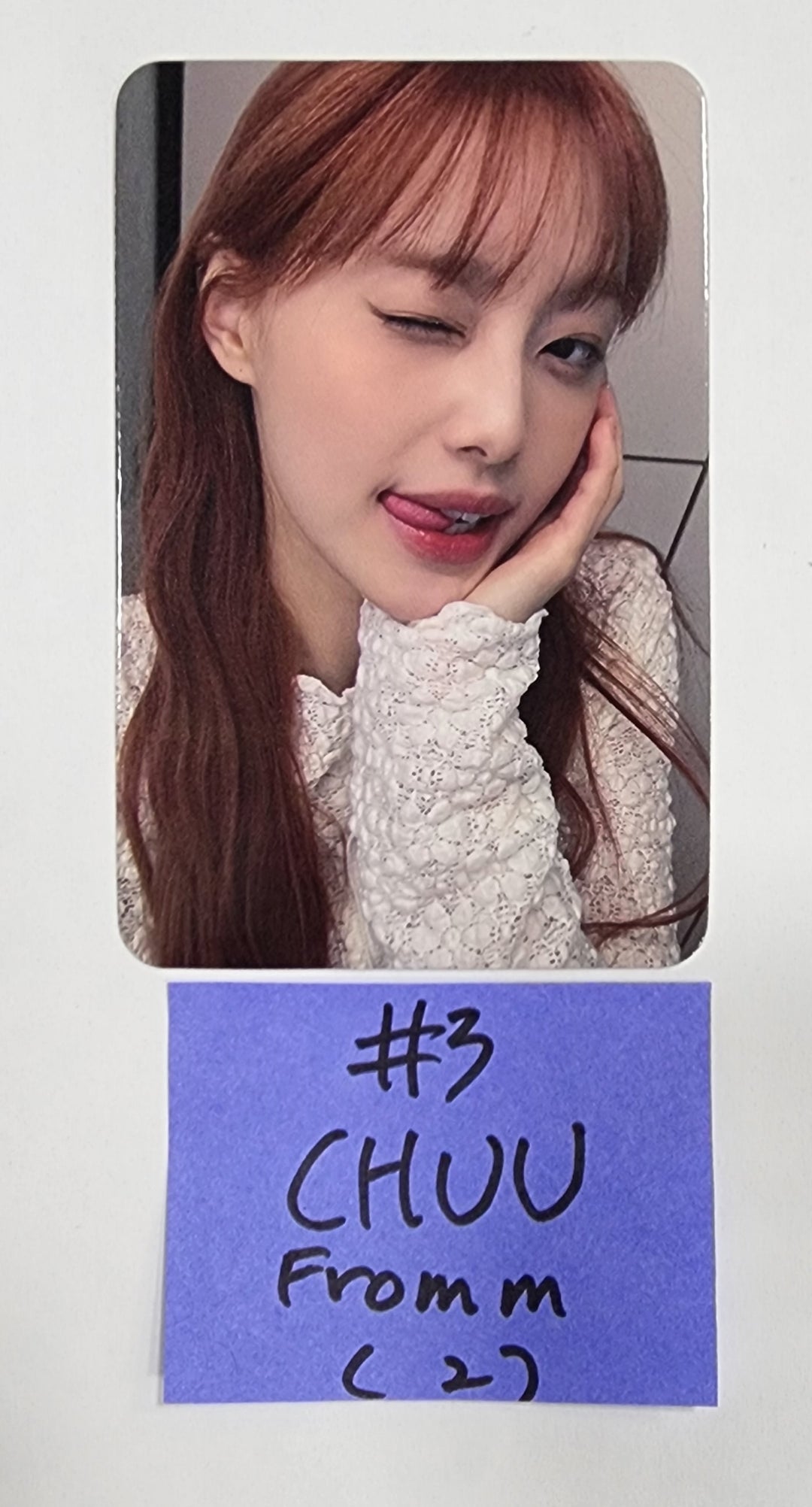 CHUU "Howl" - Fromm Store Fansign Event Photocard [23.10.26] - HALLYUSUPERSTORE