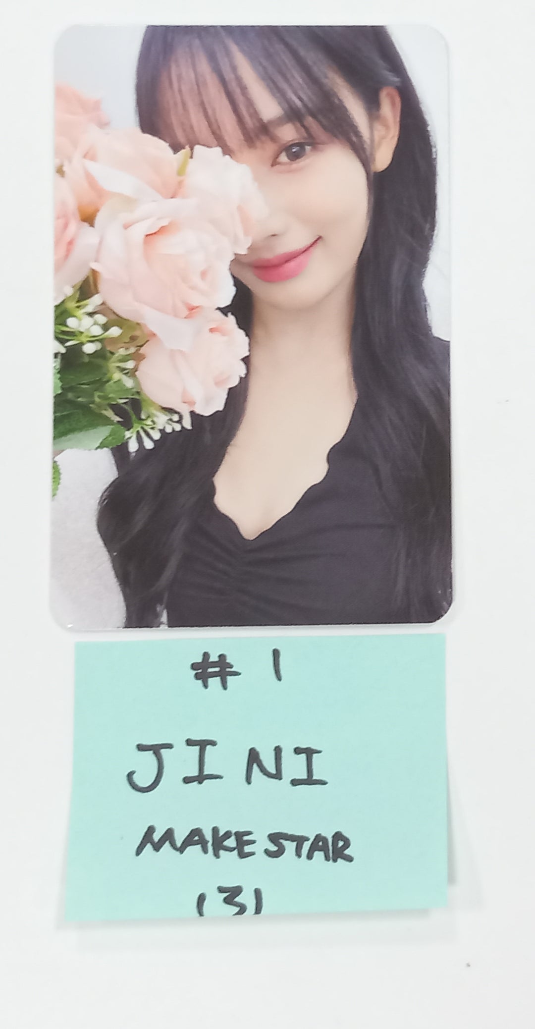 JINI "An Iron Hand In A Velvet Glove" - Makestar Fansign Event Photocard, 2 Cut Photo Round 2 [23.10.27] - HALLYUSUPERSTORE