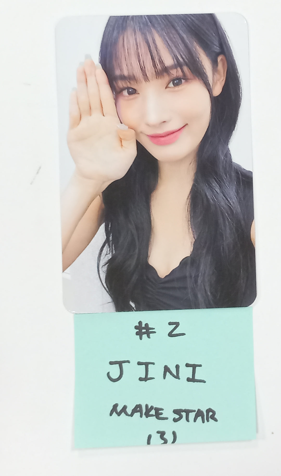 JINI "An Iron Hand In A Velvet Glove" - Makestar Fansign Event Photocard, 2 Cut Photo Round 2 [23.10.27] - HALLYUSUPERSTORE