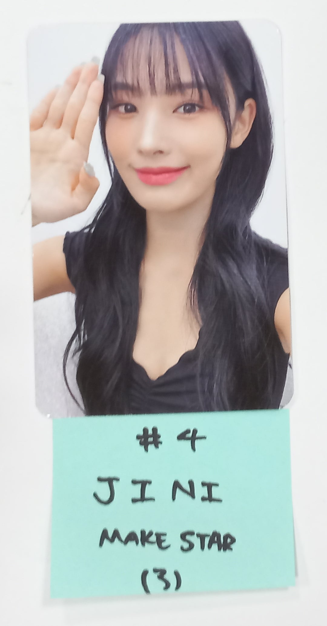 JINI "An Iron Hand In A Velvet Glove" - Makestar Fansign Event Photocard, 2 Cut Photo Round 2 [23.10.27] - HALLYUSUPERSTORE