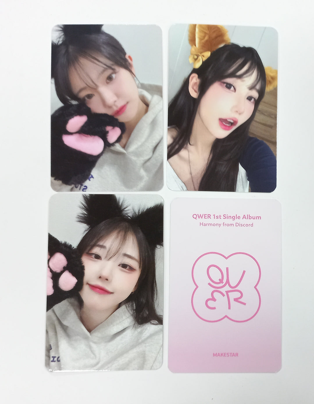 QWER "Harmony from Discord" - Makestar Fansign Event Photocard Round 2 [23.10.27] - HALLYUSUPERSTORE