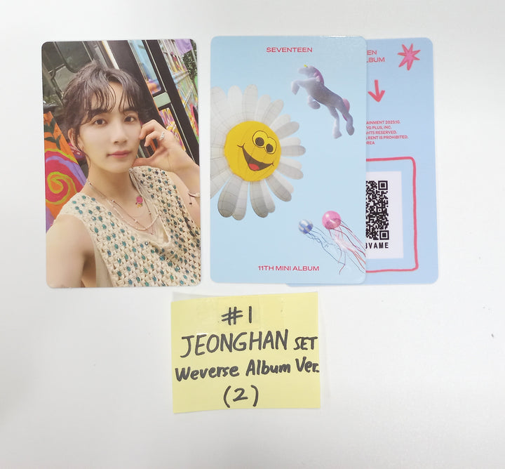 Seventeen - "Seventeenth Heaven" - Official Photocards Set (3EA) [Weverse Album ver.] [23.10.27] (Restocked 11/6) - HALLYUSUPERSTORE