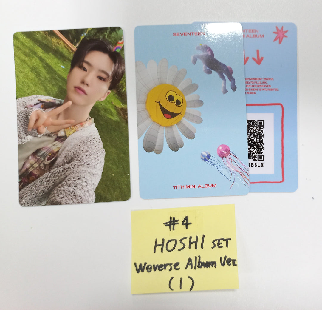 Seventeen - "Seventeenth Heaven" - Official Photocards Set (3EA) [Weverse Album ver.] [23.10.27] (Restocked 11/6) - HALLYUSUPERSTORE