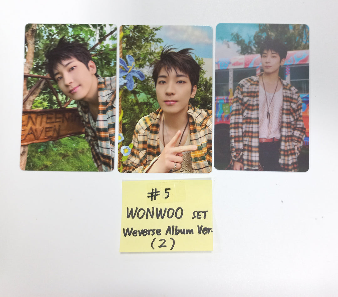 Seventeen - "Seventeenth Heaven" - Official Photocards Set (3EA) [Weverse Album ver.] [23.10.27] (Restocked 11/6) - HALLYUSUPERSTORE