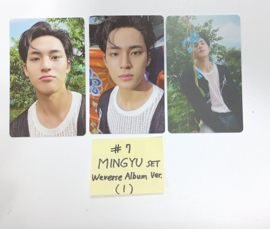 Seventeen - "Seventeenth Heaven" - Official Photocards Set (3EA) [Weverse Album ver.] [23.10.27] (Restocked 11/6) - HALLYUSUPERSTORE