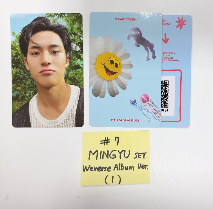 Seventeen - "Seventeenth Heaven" - Official Photocards Set (3EA) [Weverse Album ver.] [23.10.27] (Restocked 11/6) - HALLYUSUPERSTORE